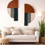 Half circle wall hanging